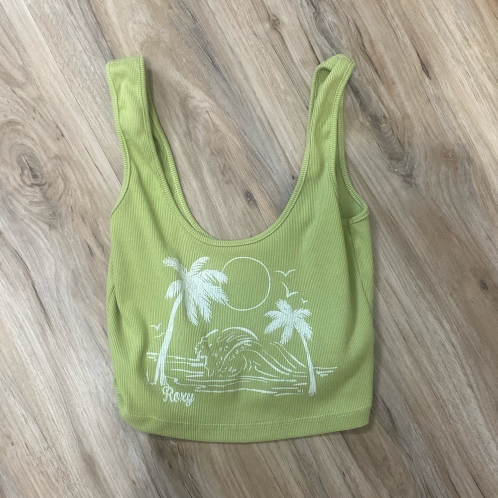 Roxy green beach tank